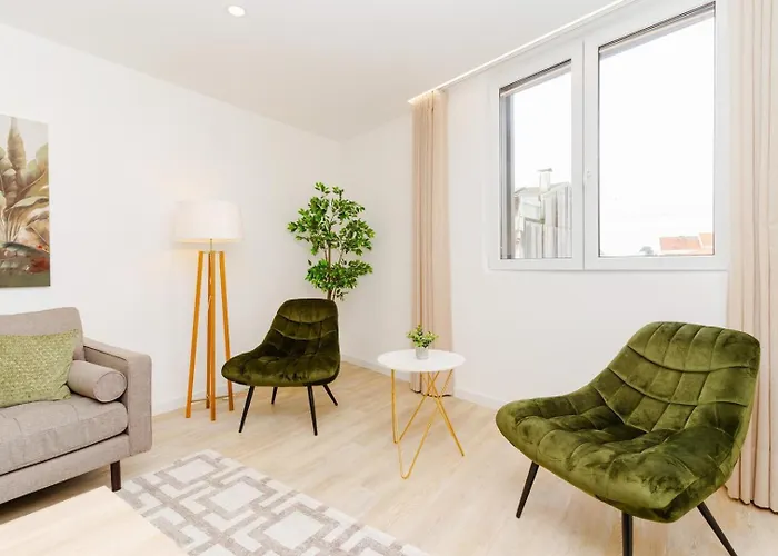 Spacious And Modern Flat With Ac 1 Min From Metro Oporto